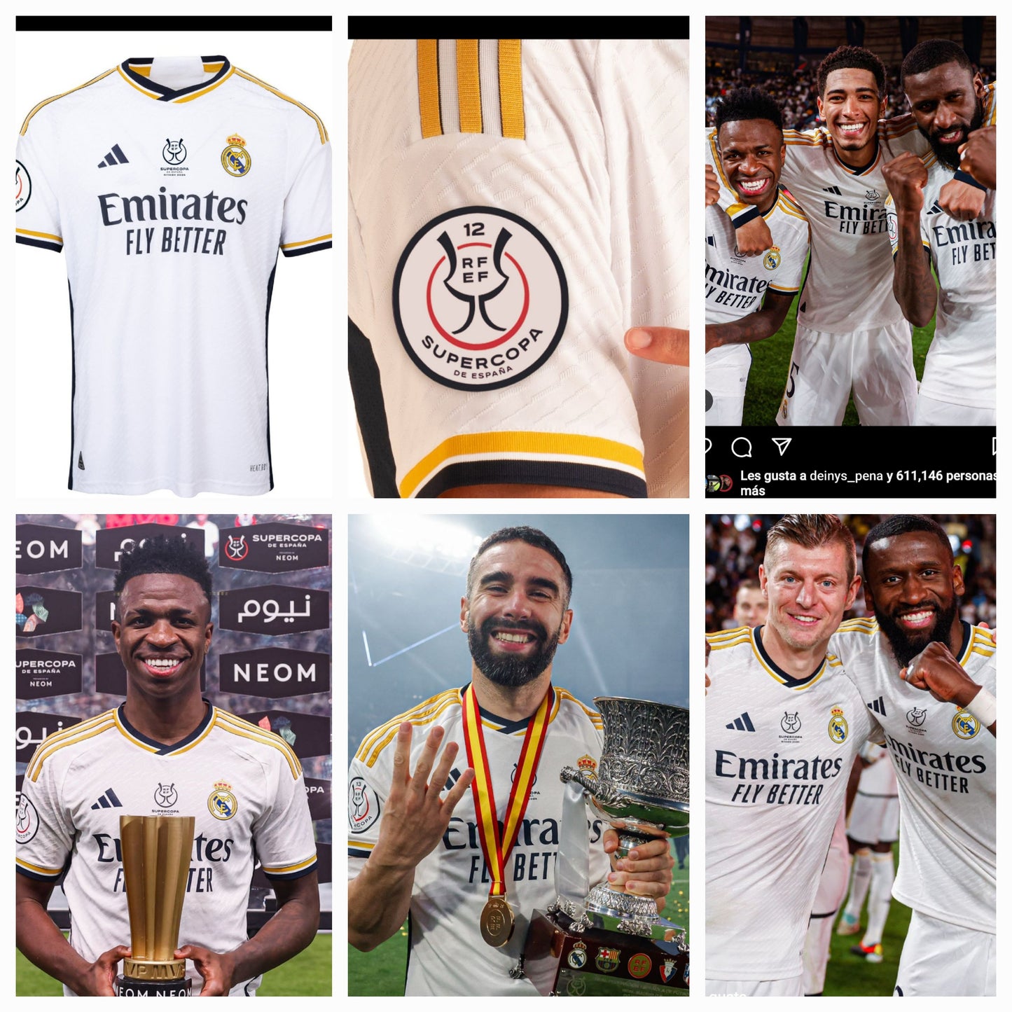 Real Madrid Superliga Final 2024 fan and player. Used