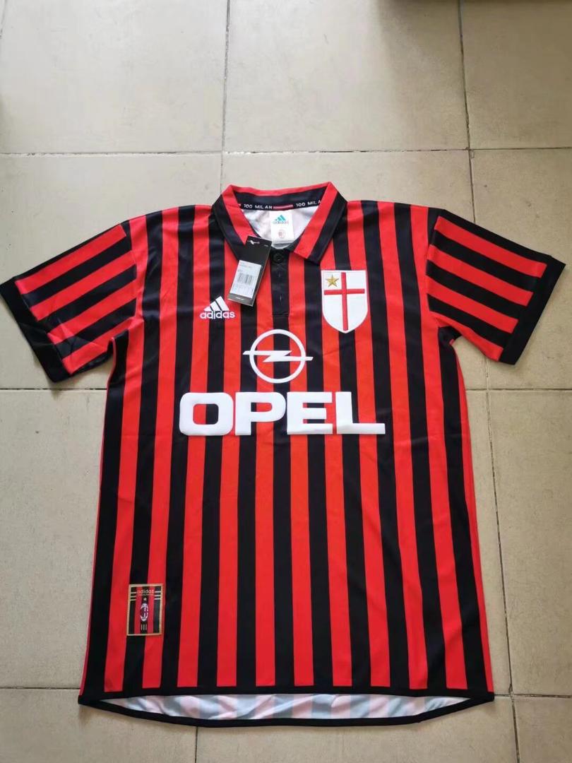 Ac Milan home S-2XL 99-00 Used