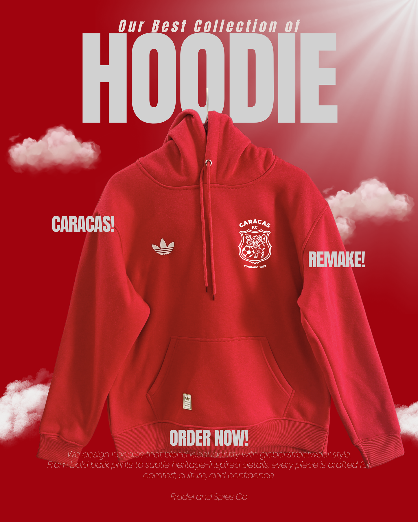 Caracas fc Hoodie Remake Sueter us