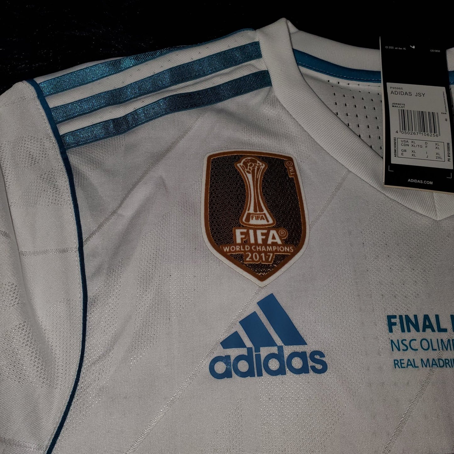 Real Madrid home long sleeve 2018 final Uefa Champions Retro manga larga used