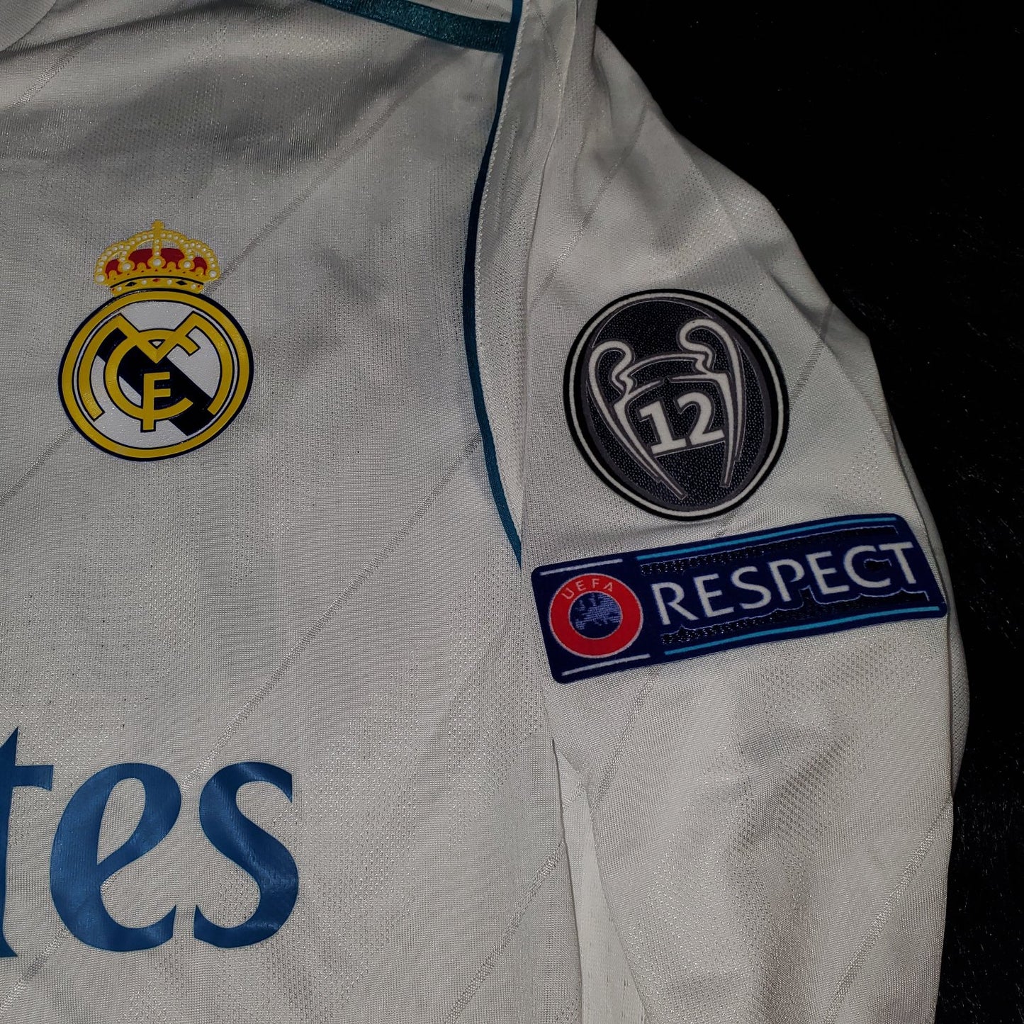 Real Madrid home long sleeve 2018 final Uefa Champions Retro manga larga used