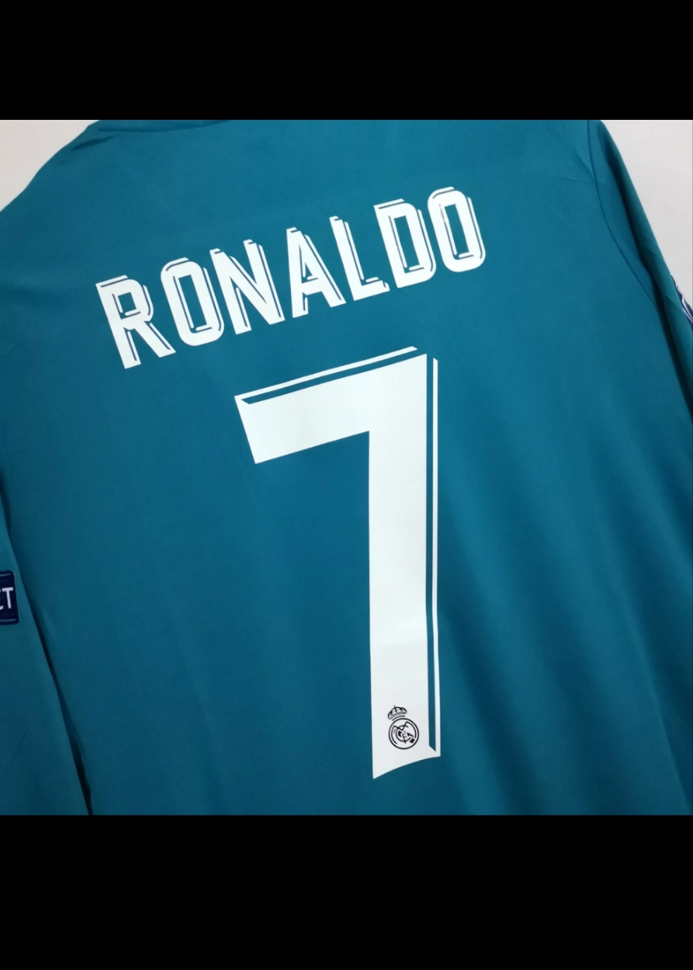 Real Madrid 2017 2018 3era cr7 used manga larga