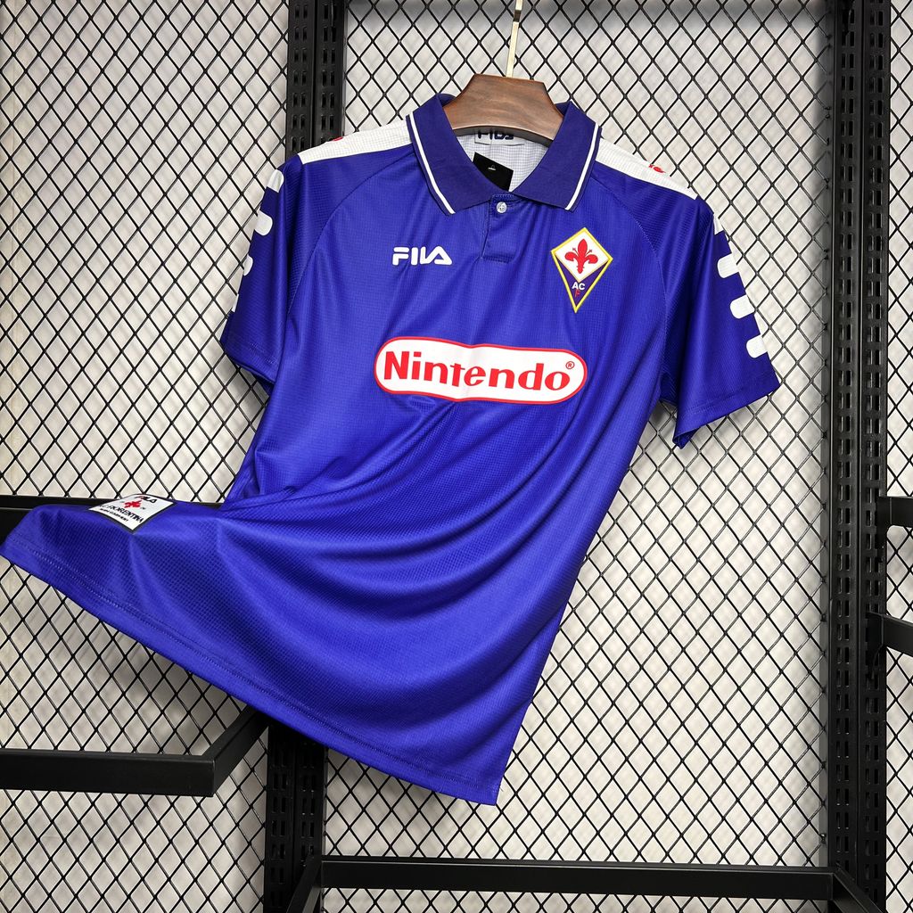 Fiorentina 1998/99 Home Retro Jersey us