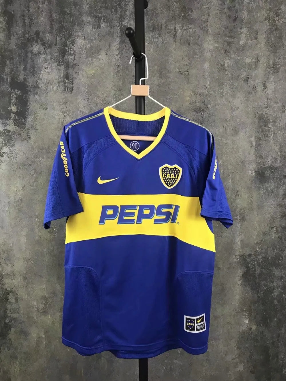 Boca Juniors 2003 home long sleeve manga larga used