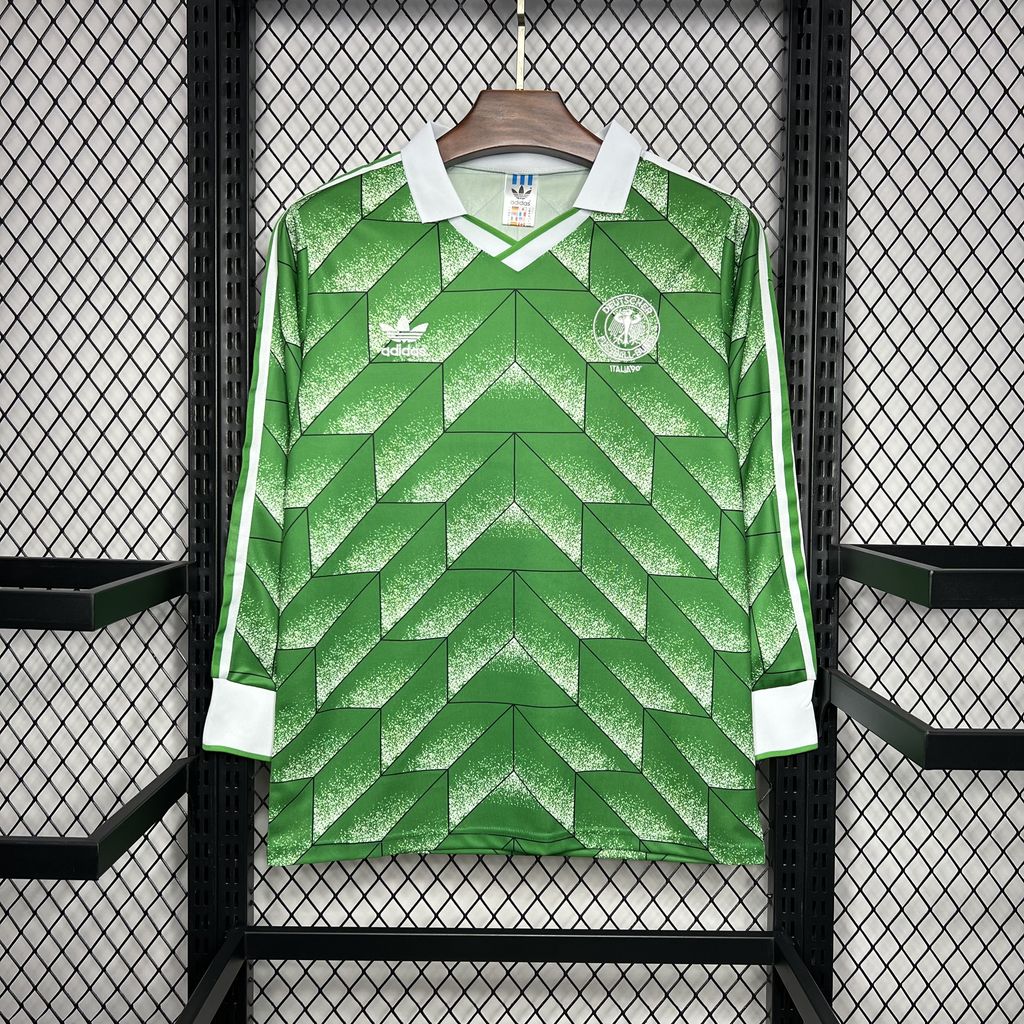 Alemania 1990 Away Long Sleeve Retro Jersey us