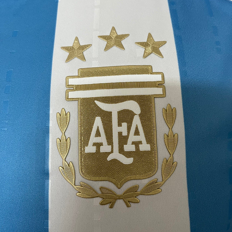 Argentina home 24.25 used player , fan y  niños unisex.