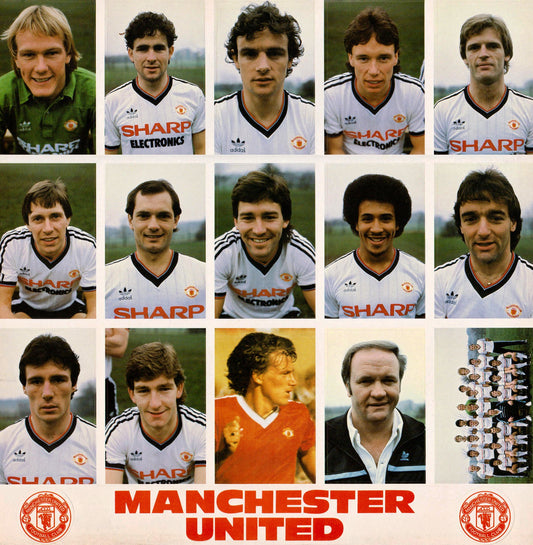 Manchester United 1982.83 away manga larga used