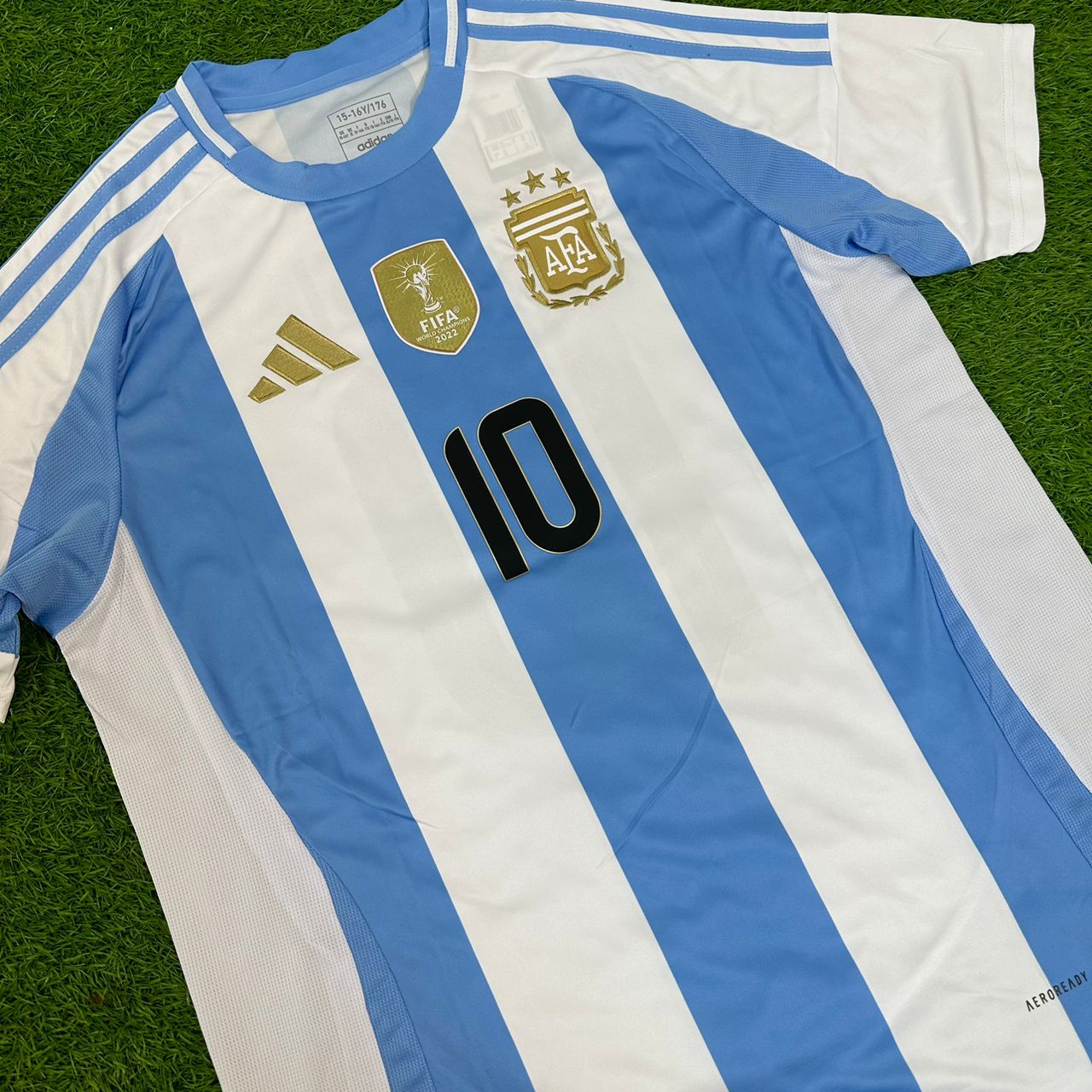 Argentina home 24.25 used player , fan y  niños unisex.