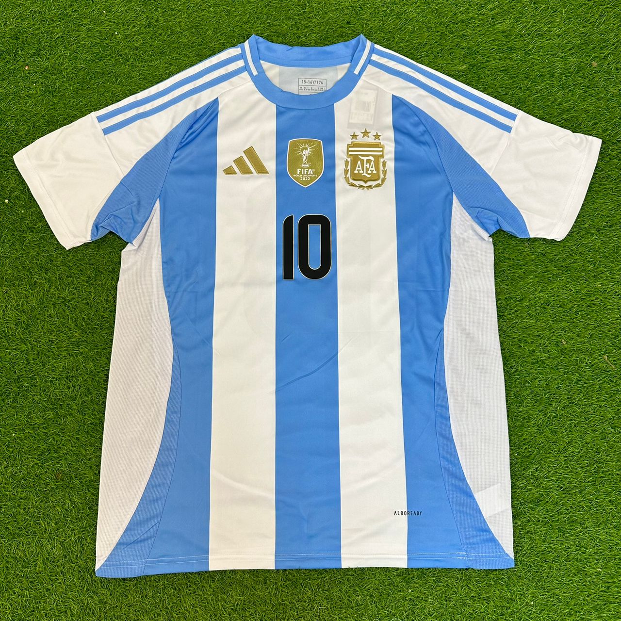 Argentina home 24.25 used player , fan y  niños unisex.