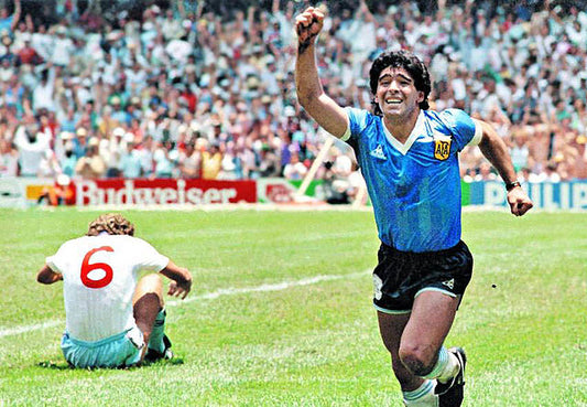 Argentina 1986 Mano de dios Away used