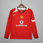 Manchester United 2004 06 home used manga larga