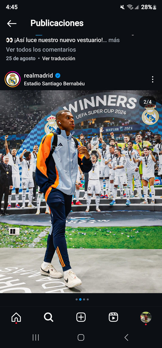 Real Madrid 24 trainig Blue S---3XL us