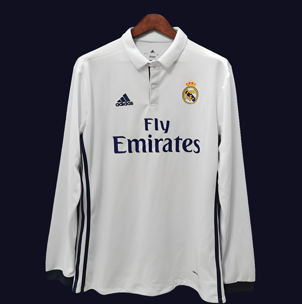 Real Madrid 2016 2017 home long sleeve manga larga used