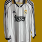 Real Madrid 2000 home long sleeve manga larga used