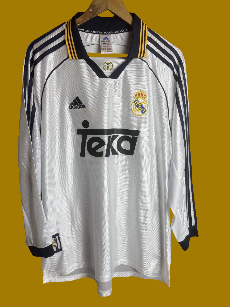 Real Madrid 2000 home long sleeve manga larga used