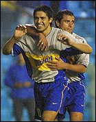 Boca juniors 2002 Home Away uses