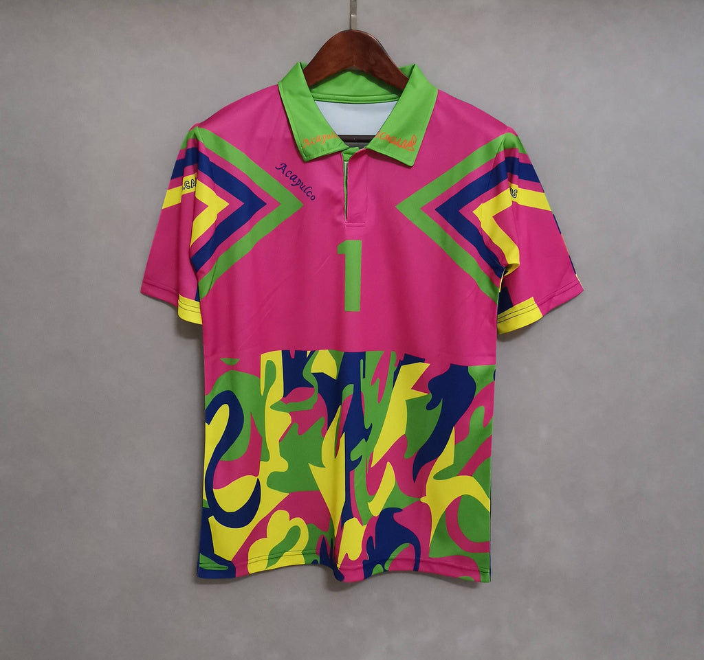 Mexico 90tas Jorge Campos pink used