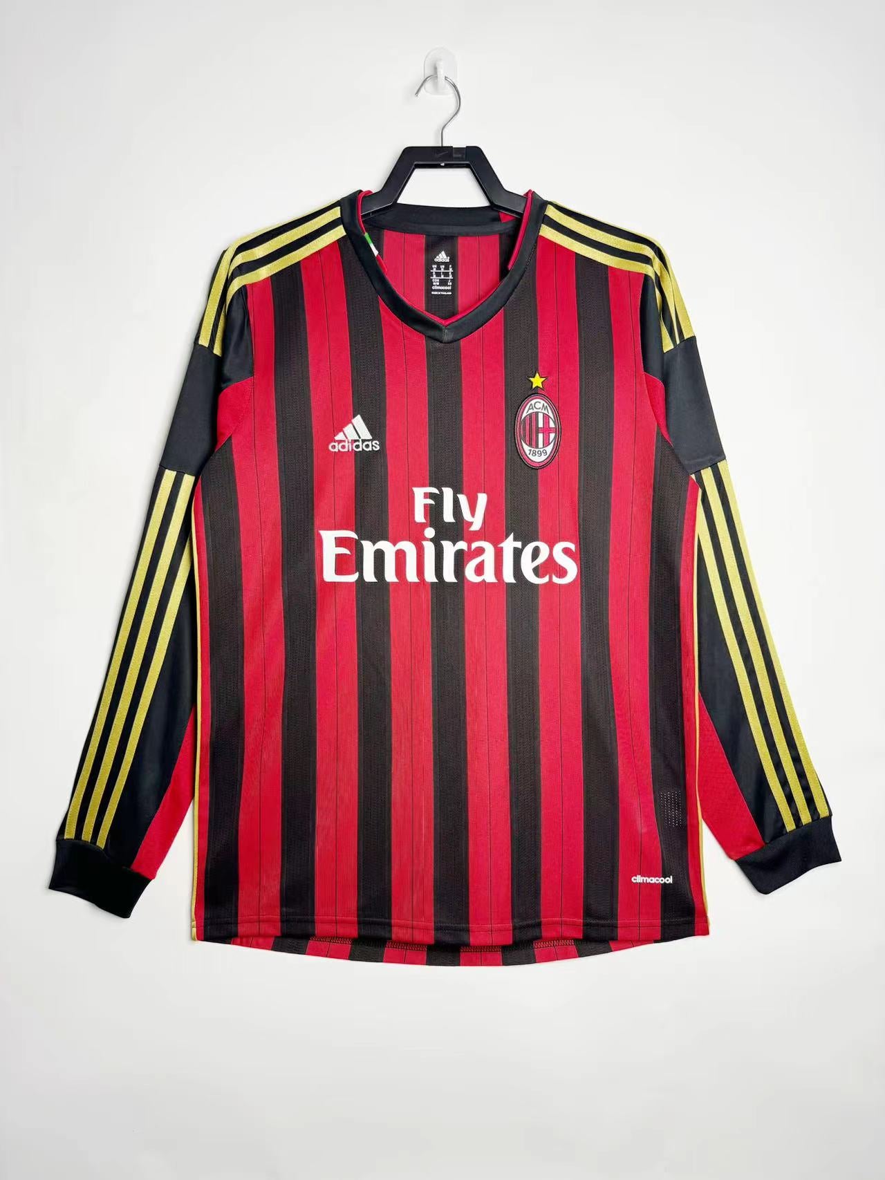 2013-14AC Milan home long sleeves used