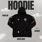 Venezuela Hoodie Sueter Negro tricolor. 2026