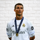 Real Madrid home  long sleeve Retro  2016 Uefa Champions  Final manga larga used