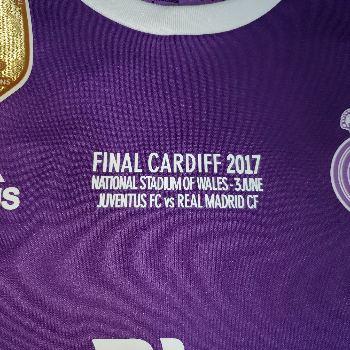 Real Madrid Retro final Uefa Champions   2017 used