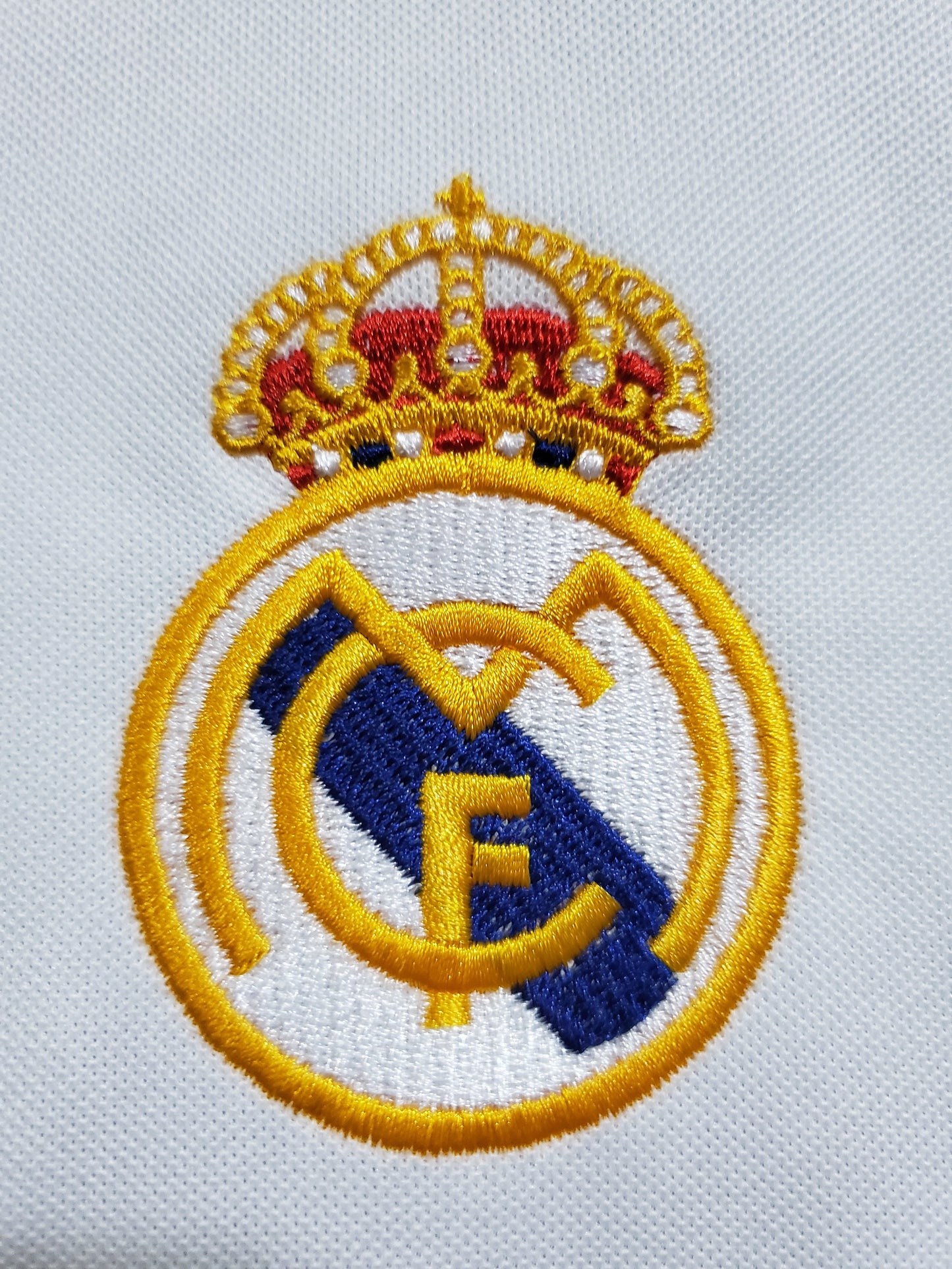 Real Madrid home manga larga Final 2002 Uefa Champions League Retro used