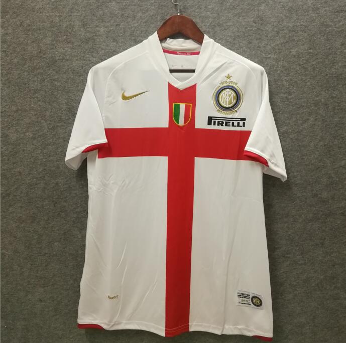 Inter Milan RETRO S-2XL 1908-2008 away white 100 years used